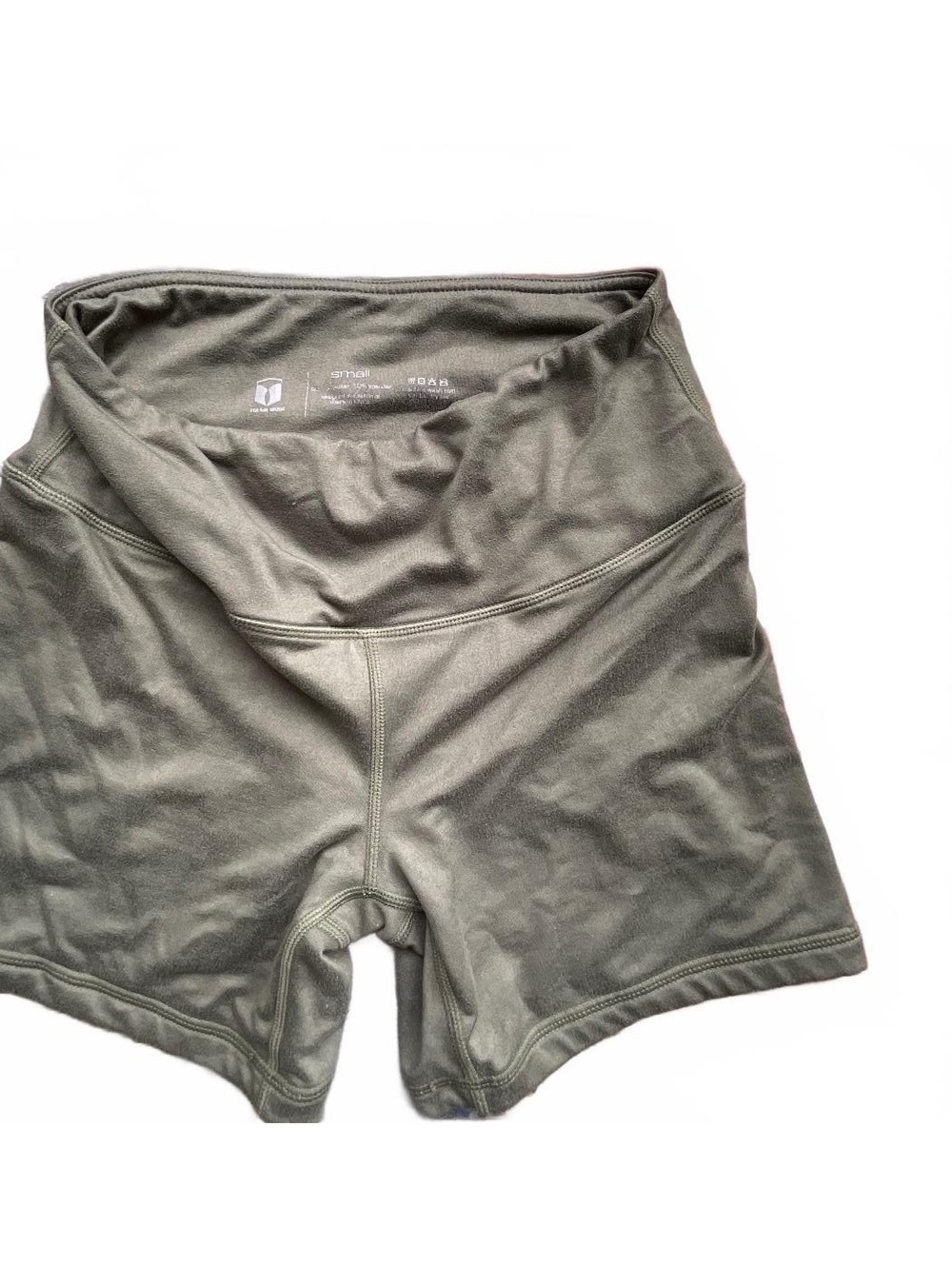 Olive green athletic shorts